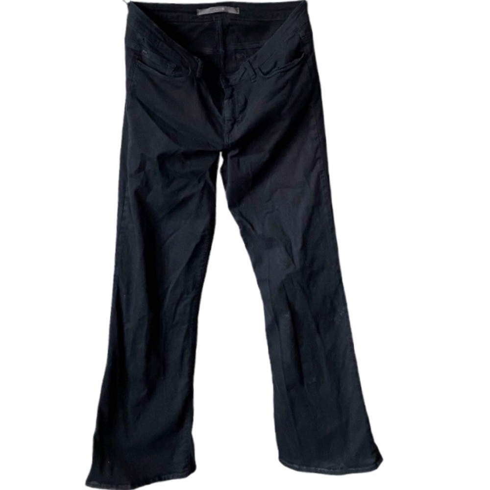 Joe’s Jeans | solid black wide leg low rise jeans size 32